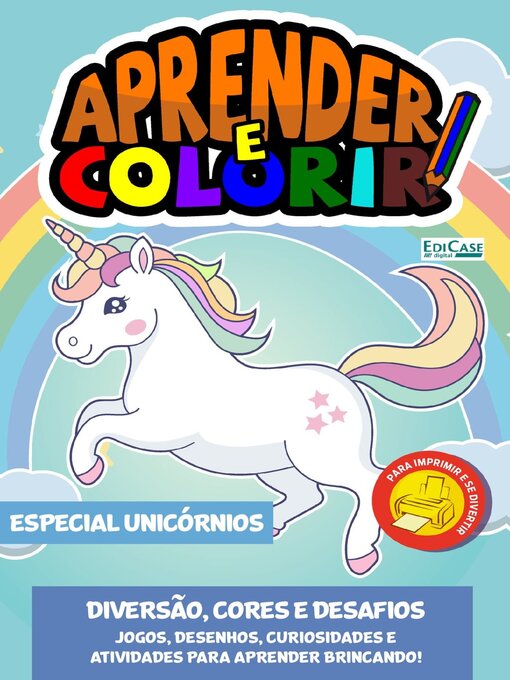 Cover image for Aprender e Colorir